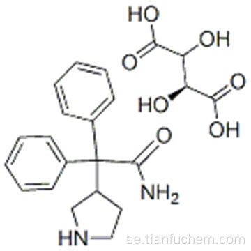 3- (S) - (+) - (l-karbamoyl-l, l-difenylmetyl) pyrrolidin-L- (+) - tartarat CAS 134002-26-9